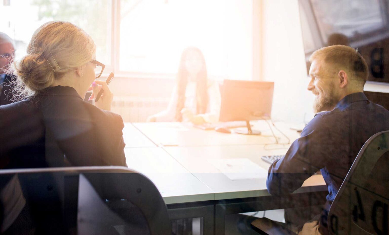 group businesspeople meeting